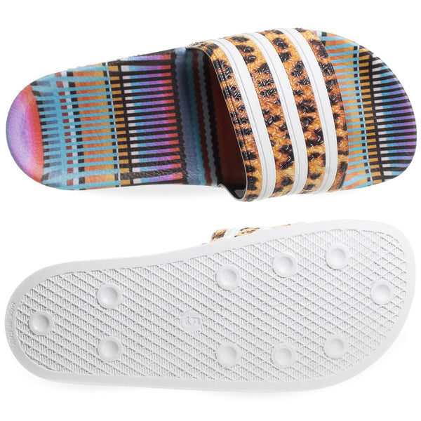 [CM8223] Womens Adidas ADILETTE SLIDES 'THE FARM BRAZILIAN DANCE'