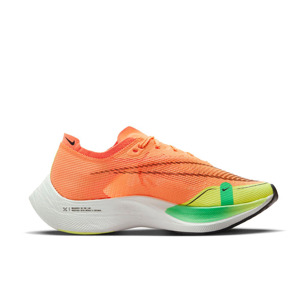 [CU4123-801] Womens Nike ZOOMX VAPORFLY NEXT% 2 'PEACH CREAM GREEN SHOCK'