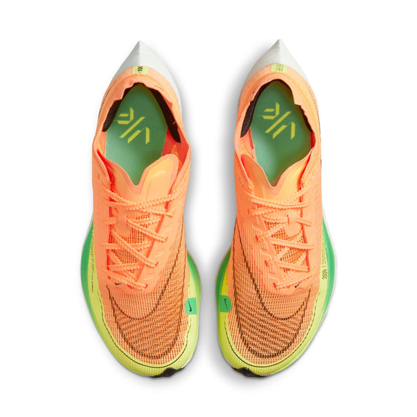 [CU4123-801] Womens Nike ZOOMX VAPORFLY NEXT% 2 'PEACH CREAM GREEN SHOCK'