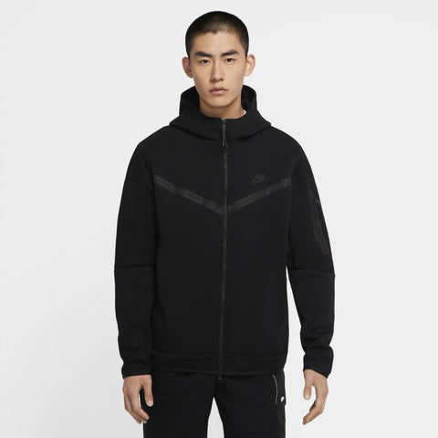 [CU4489-010] Mens Nike Sportswear Tech Fleece Full-Zip Hoodie