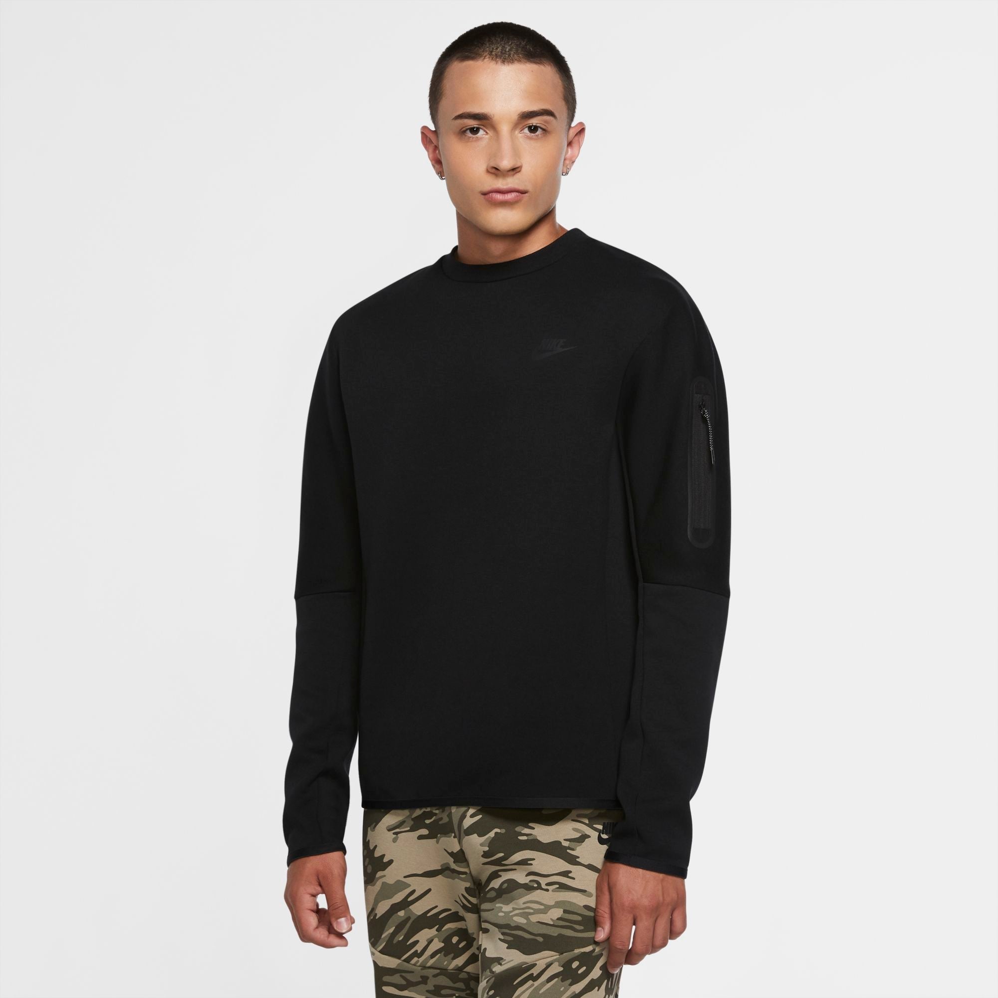 [CU4505-010] Mens Nike Sportswear Tech Fleece Sweatshirt