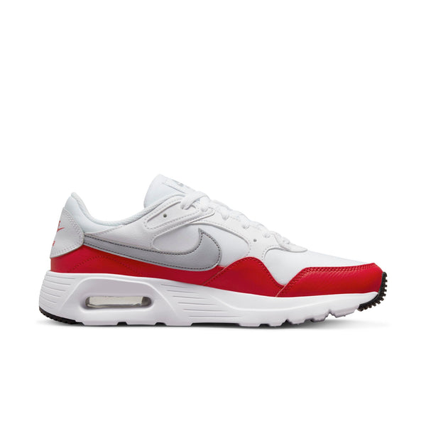 [CW4555-107] Mens Nike AIR MAX SC 'WHITE UNIVERSITY RED WOLF GREY'