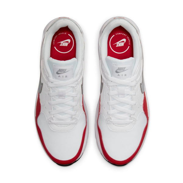 [CW4555-107] Mens Nike AIR MAX SC 'WHITE UNIVERSITY RED WOLF GREY'