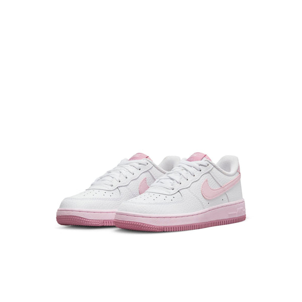 [CZ1685-107] Preschool Nike AIR FORCE 1 'WHITE ELEMENTAL PINK PS'