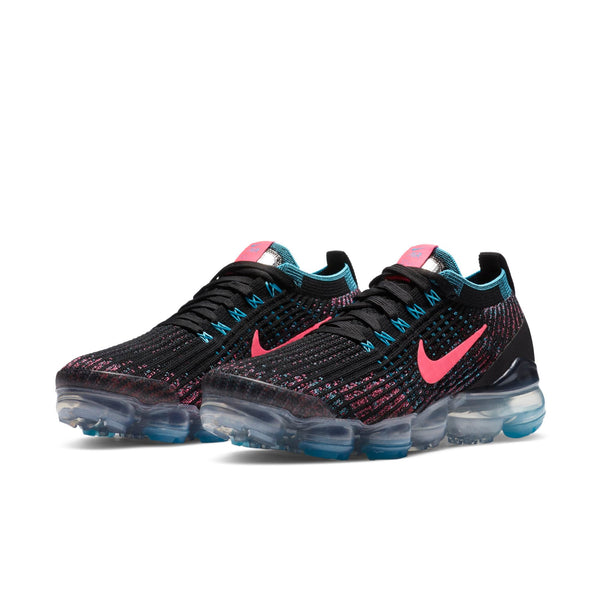 [CZ7988-001] Womens Nike AIR VAPORMAX FLYKNIT 3 'BLACK BALTIC BLUE HYPER PINK'