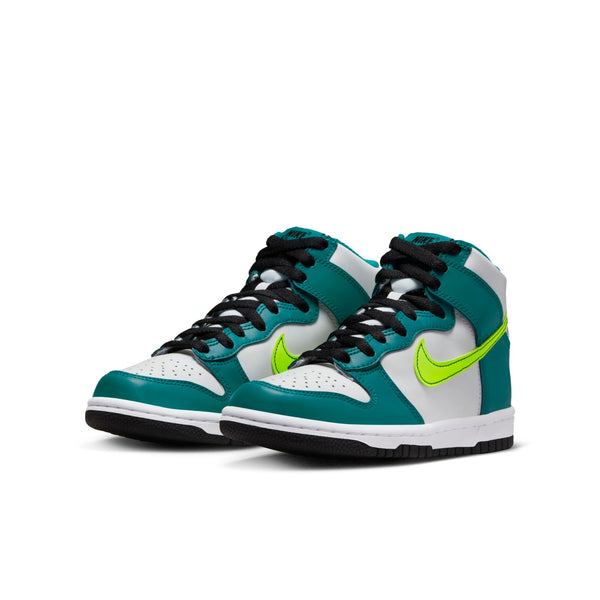 [DB2179-109] Grade School Nike DUNK HIGH 'BRIGHT SPRUCE VOLT' (GS)