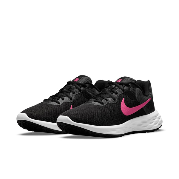 [DC3729-002] Womens Nike REVOLUTION 6 NEXT NATURE ‘BLACK HYPER PINK’