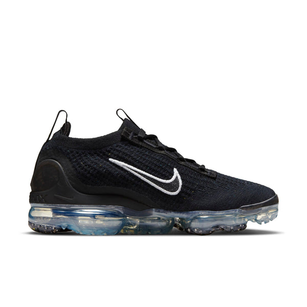 [DC4112-002] Womens Nike AIR VAPORMAX 2021 FK 'BLACK METALLIC SILVER'