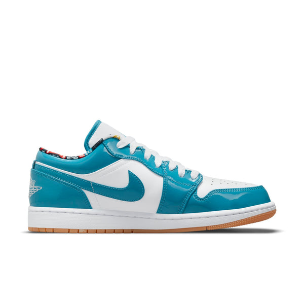 [DC6991-400] Mens Air Jordan Retro 1 Low SE 'Barcelona Cyber Teal'