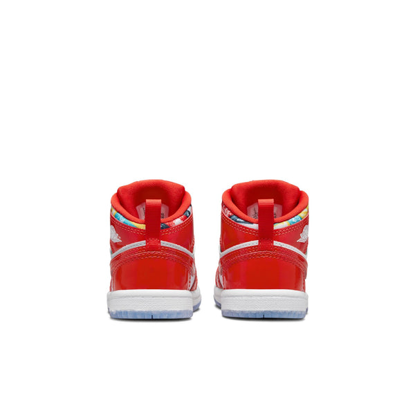 [DC7250-600] Toddlers Air Jordan Retro 1 Mid (TD) 'Barcelona Sweater'