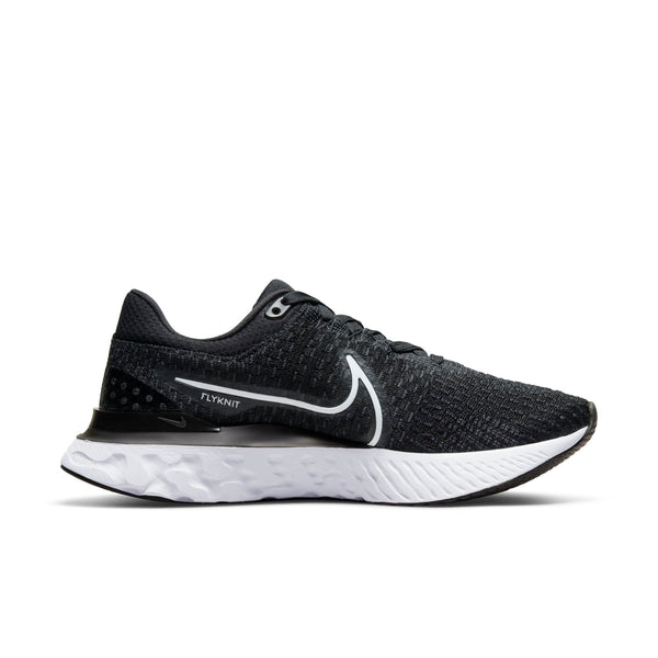 [DD3024-001] Womens Nike REACT INFINITY RUN FLYKNIT 3 'BLACK WHITE'