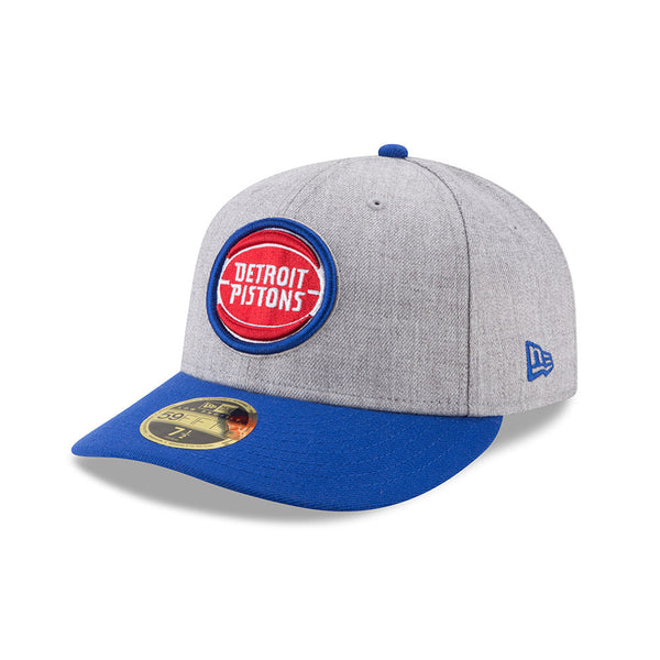 [70387792] Mens New Era NBA Low Profile Authentic 5950 59Fifty - Detroit Pistons