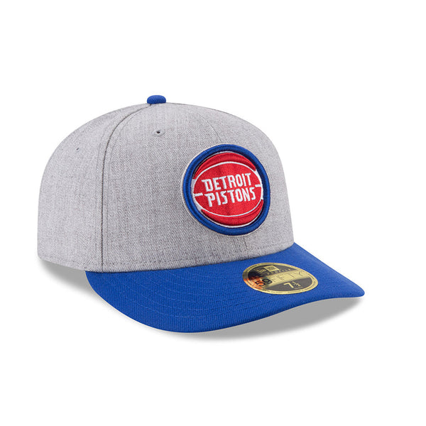 [70387792] Mens New Era NBA Low Profile Authentic 5950 59Fifty - Detroit Pistons