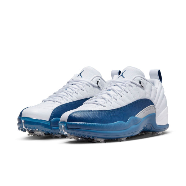 [DH4120-101] Mens Air Jordan RETRO 12 LOW GOLF 'FRENCH BLUE'