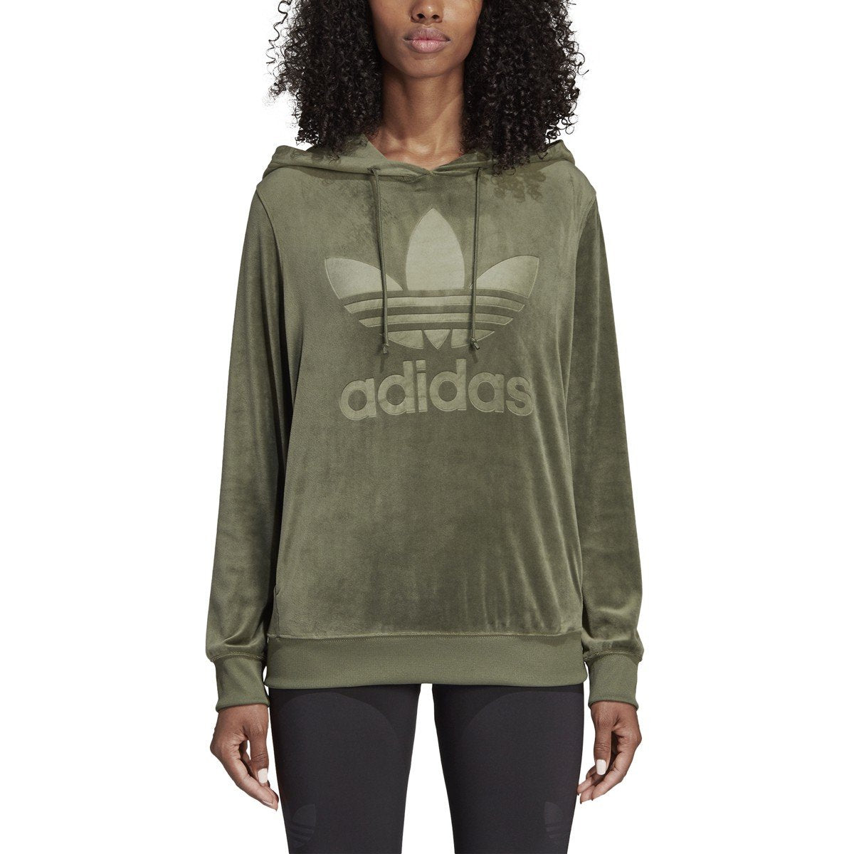 [DH4719] Womens Adidas Originals Velvet Hoodie