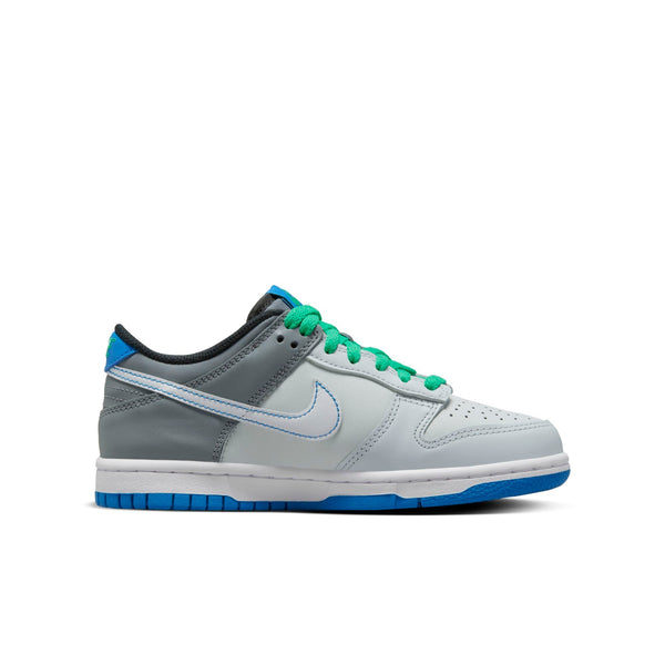 [DH9765-004] Grade School Nike DUNK LOW GS 'PURE PLATINUM PHOTO BLUE'