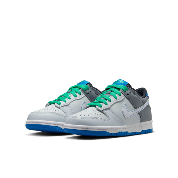 [DH9765-004] Grade School Nike DUNK LOW GS 'PURE PLATINUM PHOTO BLUE'