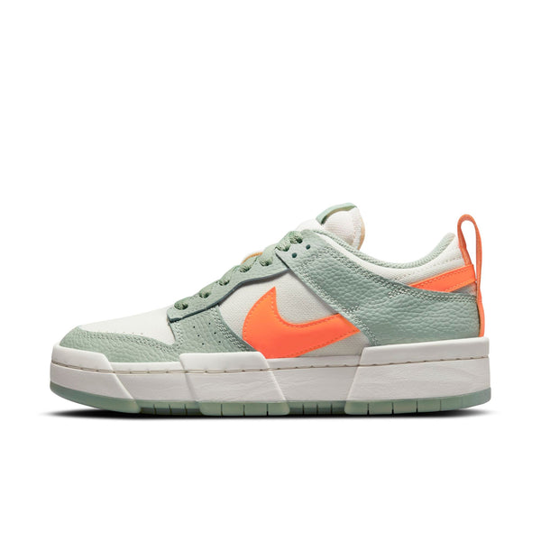 [DJ3077-001] Womens Nike Dunk Low Disrupt 'Sea Glass Hyper Crimson'