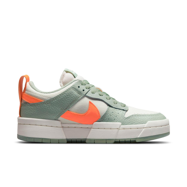 [DJ3077-001] Womens Nike Dunk Low Disrupt 'Sea Glass Hyper Crimson'