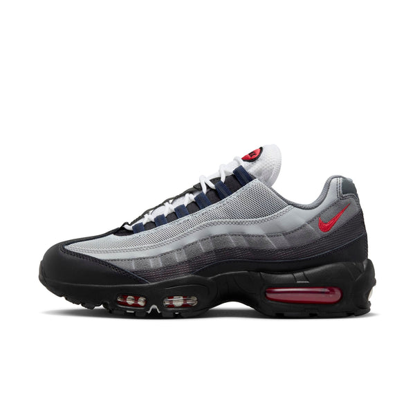 [DM0011-007] Mens Nike AIR MAX 95 'TRACK RED SMOKE GREY'