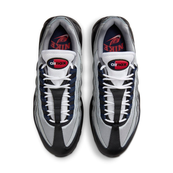 [DM0011-007] Mens Nike AIR MAX 95 'TRACK RED SMOKE GREY'