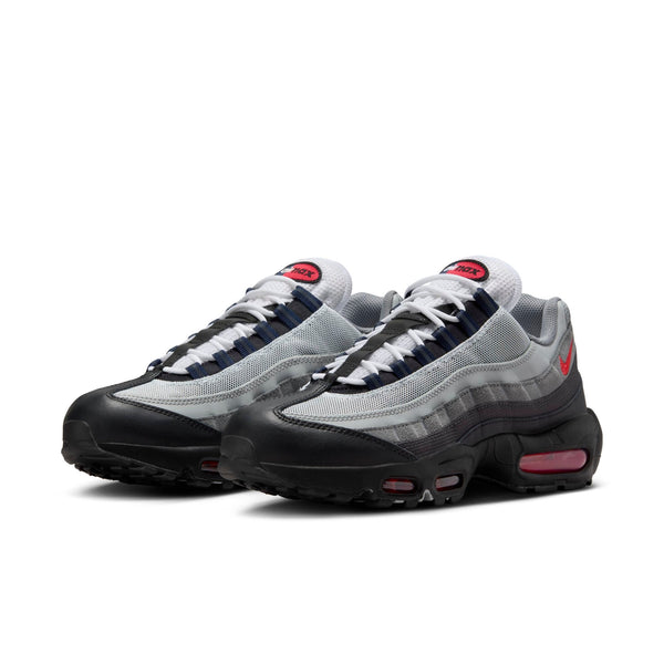[DM0011-007] Mens Nike AIR MAX 95 'TRACK RED SMOKE GREY'