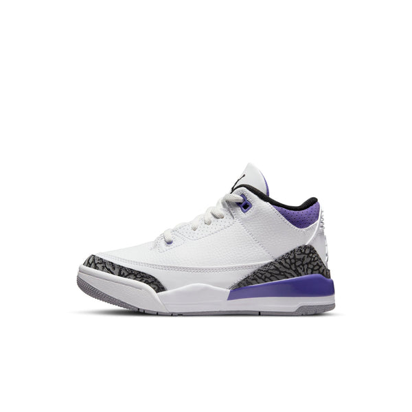 [DM0966-105] Preschool Air Jordan Retro 3 (PS) 'Dark Iris'