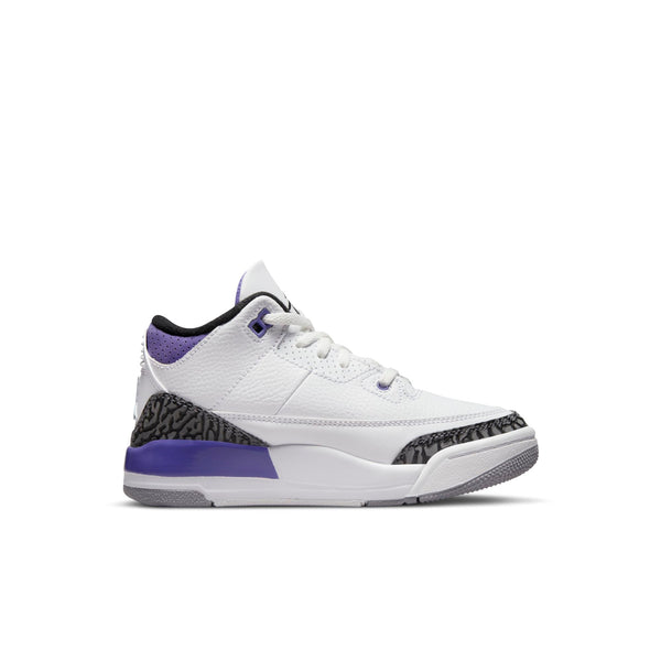 [DM0966-105] Preschool Air Jordan Retro 3 (PS) 'Dark Iris'