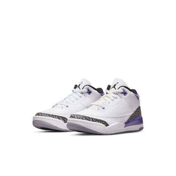 [DM0966-105] Preschool Air Jordan Retro 3 (PS) 'Dark Iris'