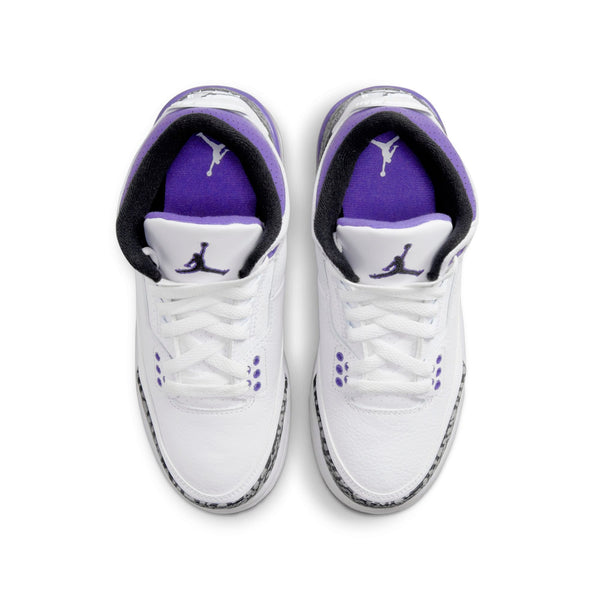 [DM0967-105] Grade School Air Jordan Retro 3 (GS) 'Dark Iris'