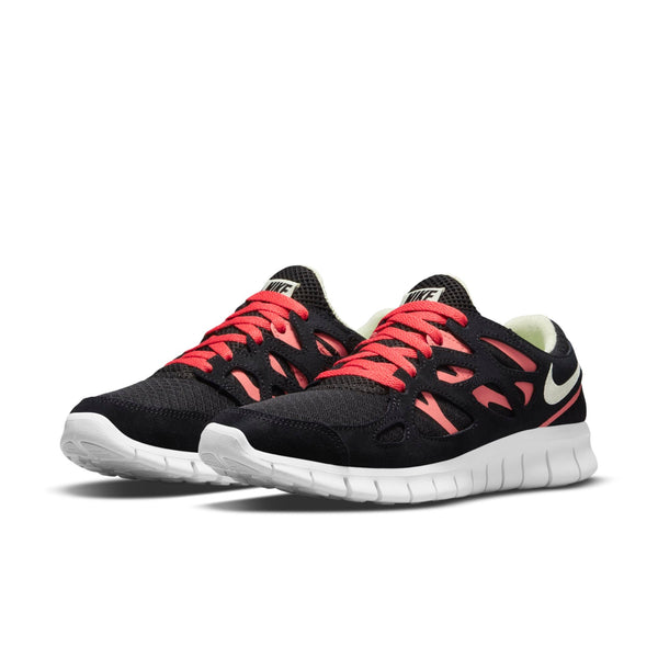 [DM9057-002] Womens Nike FREE RUN 2 'BLACK LIME ICE'