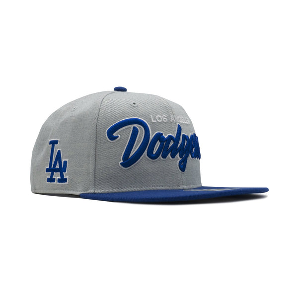 Mens 47 Brand LA Dodgers Captain Snapback - Grey/Blue