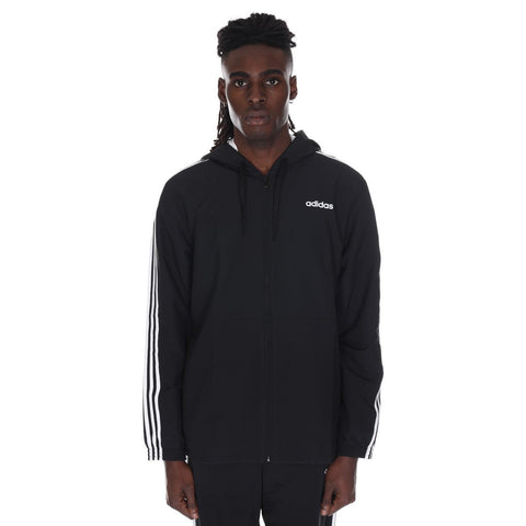 [DQ3066] Mens Adidas Essentials 3-Stripes Woven Windbreaker