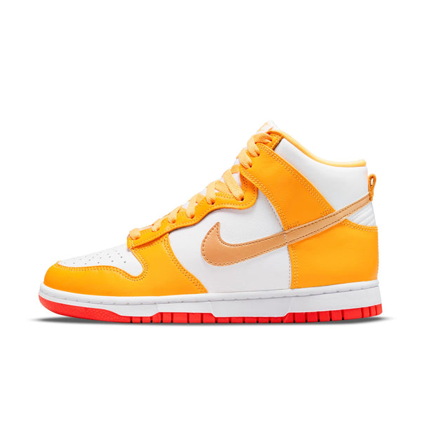 [DQ4691-700] Womens Nike DUNK HIGH 'UNIVERSITY GOLD'