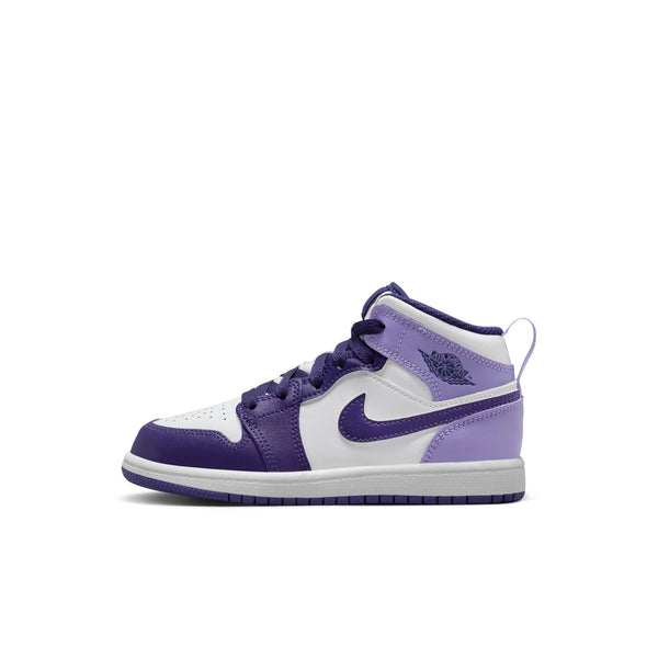 [DQ8424-515] Preschool Air Jordan RETRO 1 MID 'BLUEBERRY (PS)'