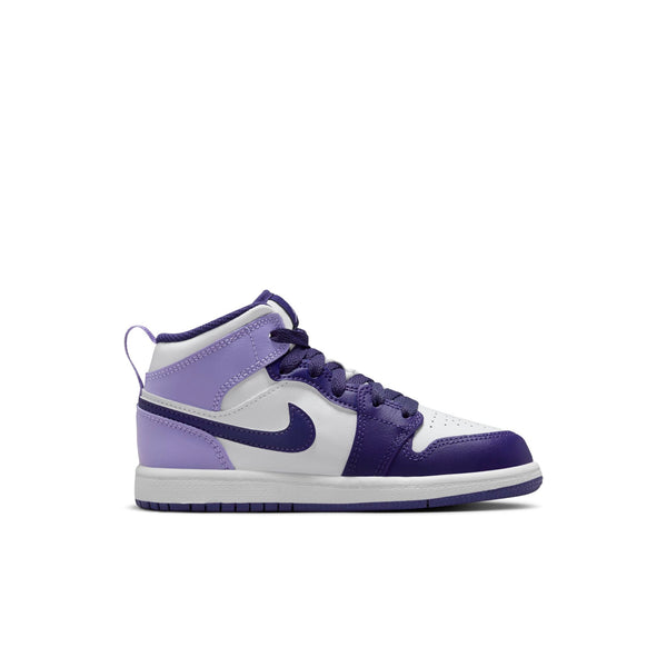 [DQ8424-515] Preschool Air Jordan RETRO 1 MID 'BLUEBERRY (PS)'