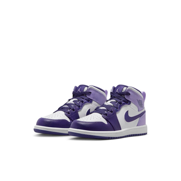 [DQ8424-515] Preschool Air Jordan RETRO 1 MID 'BLUEBERRY (PS)'