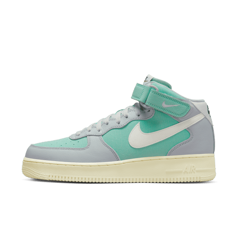 [DQ8766-002] Mens Nike Air Force 1 Mid '07 LX 'Grey Fog Enamel Green'