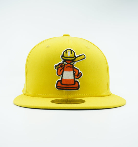 [60071486] Mens New Era MiLB CHARLOTTE KNIGHTS TRAFFIC CONES 5950 FITTED THEME