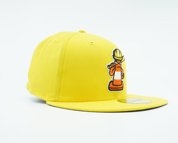 [60071486] Mens New Era MiLB CHARLOTTE KNIGHTS TRAFFIC CONES 5950 FITTED THEME