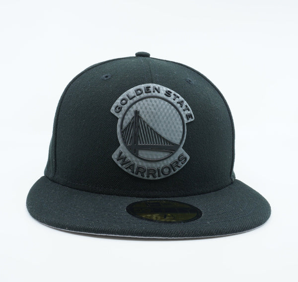 [80481728] Mens New Era NBA Golden State Warriors Hexshine Logo 59Fifty Fitted