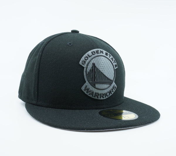 [80481728] Mens New Era NBA Golden State Warriors Hexshine Logo 59Fifty Fitted