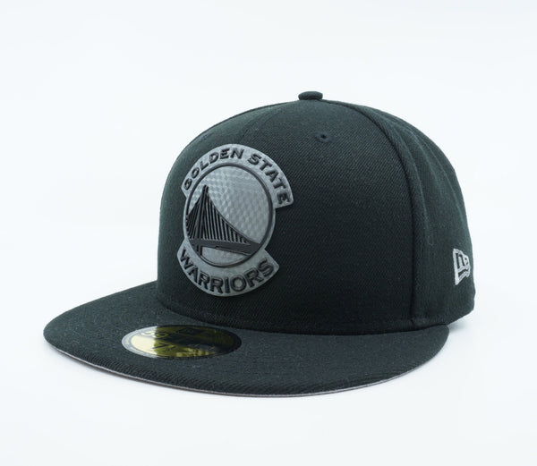 [80481728] Mens New Era NBA Golden State Warriors Hexshine Logo 59Fifty Fitted