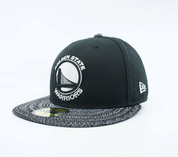 [80441320] Mens New Era NBA Golden State Warriors Visor Fresh 59Fifty Fitted