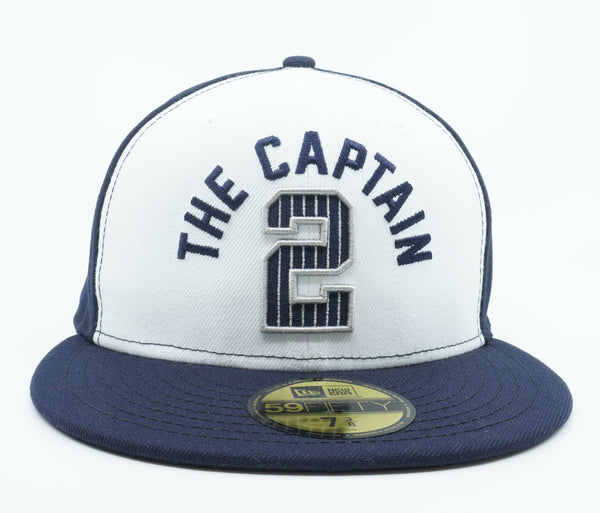 [70569237] Mens New Era MLB NY YANKEES 5950 DEREK JETER THE CAPTAIN - NAVY/WHITE