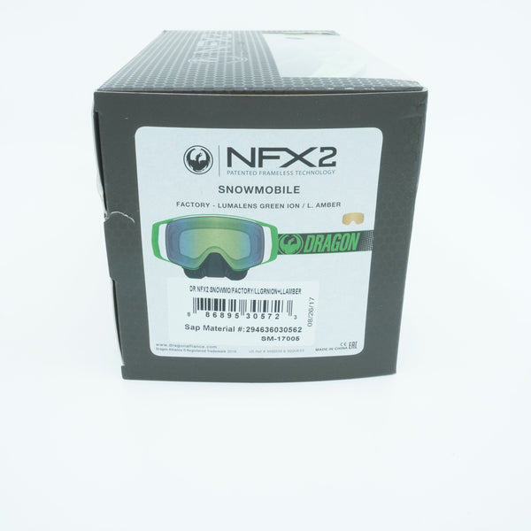 [294636030562] Mens Dragon Alliance NFX2 Snowmobile 1 Goggles