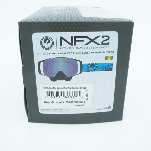 [294636030693] Mens Dragon Alliance NFX2 Snowmobile 1 Goggles