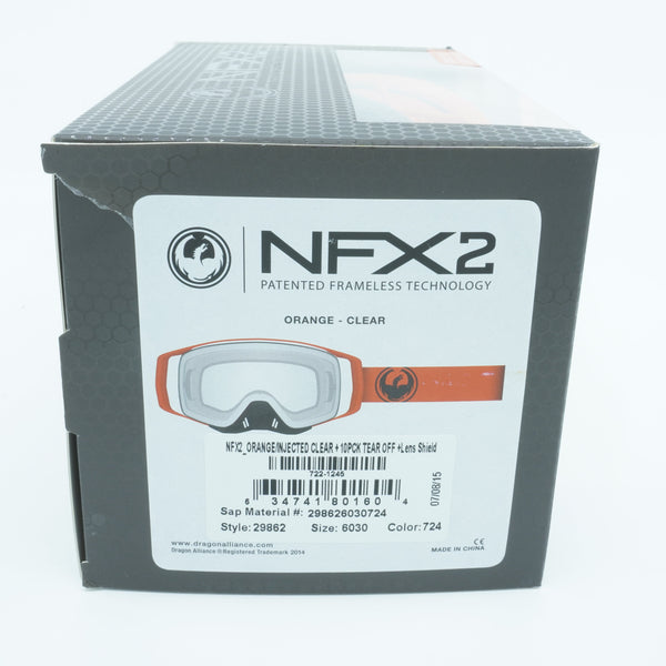 [298626030724] Mens Dragon Alliance NFX2 MX 1 Goggles