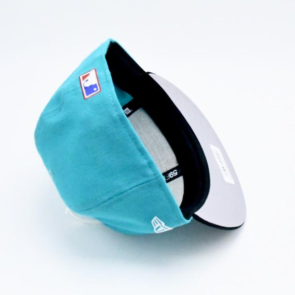 [12107941] Mens New Era x Swarovski MLB 59Fifty Fitted Florida Marlins 1997