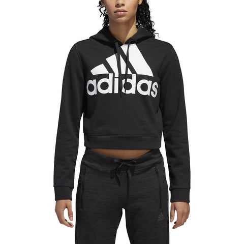 [DU5261] Womens Badge of Sport Crop Hoodie